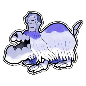 Houndstone Cute Anime Sticker | Waterproof Vinyl Decal for Laptop, Water Bottle, Car, Gamer Gift