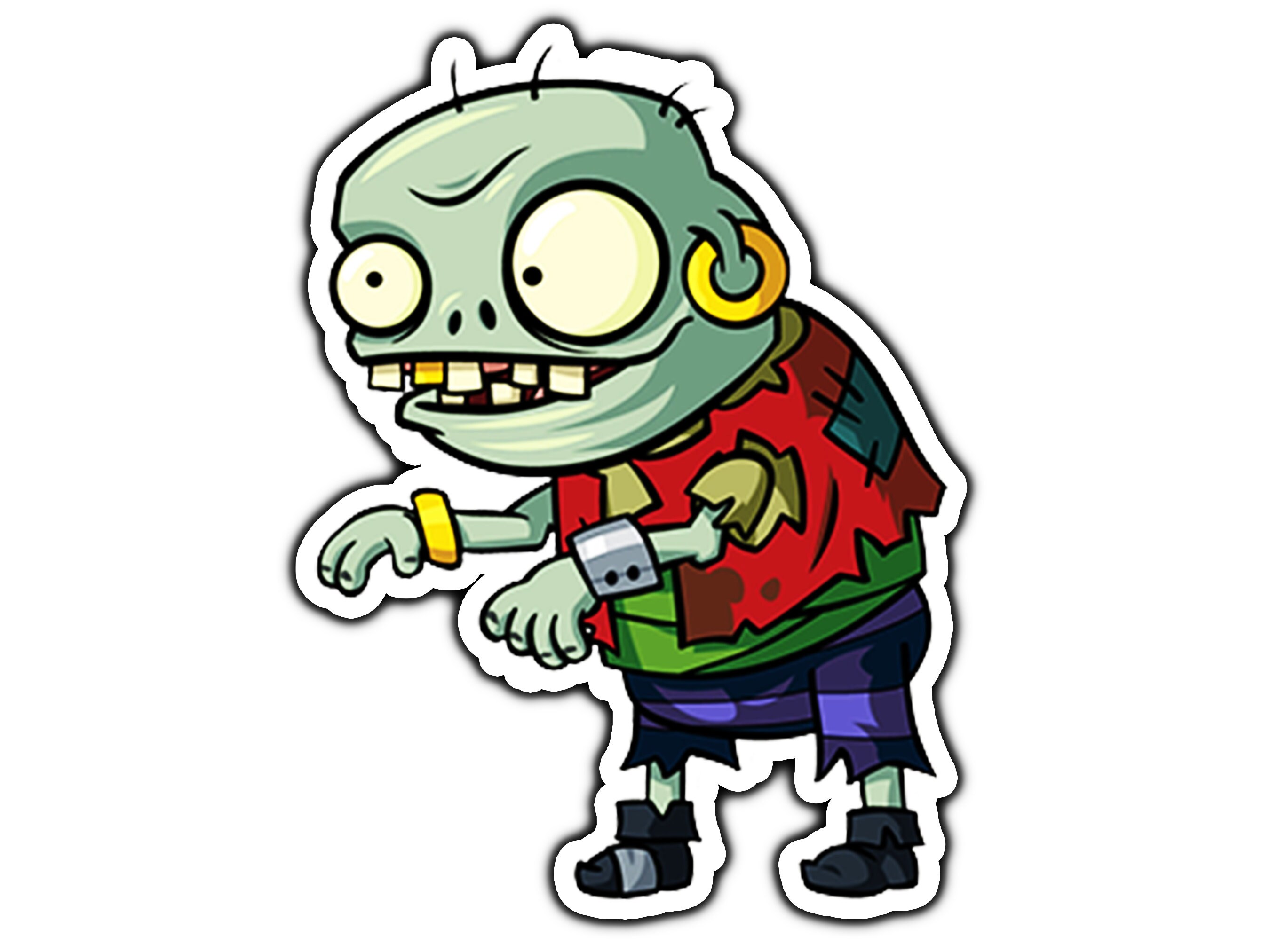 How to Draw Pirate Zombie, Plants vs Zombies