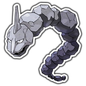 Pokemon Square sticker Onix