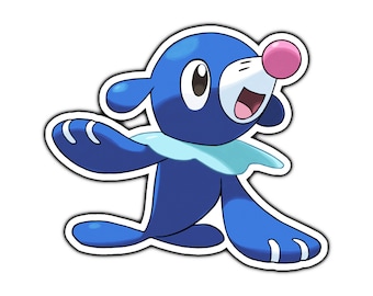 Popplio Sticker |  Die-Cut, Water Proof, Weather Proof, Vinyl Sticker Decal, Gifts For Him, Gifts For Her