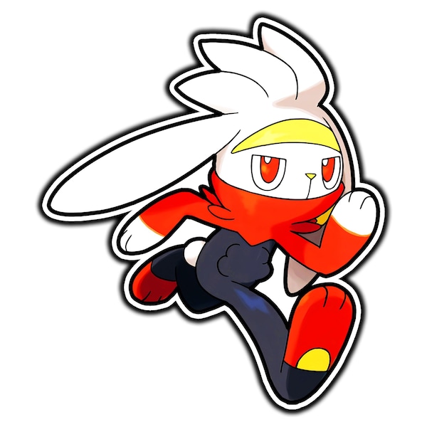 Raboot Cute Anime Sticker | Waterproof Vinyl Decal for Laptop, Water Bottle, Car, Gamer Gift