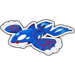 Adesivo de parede Pokemon Groundon & Kyogre 2.00 x 1,00.