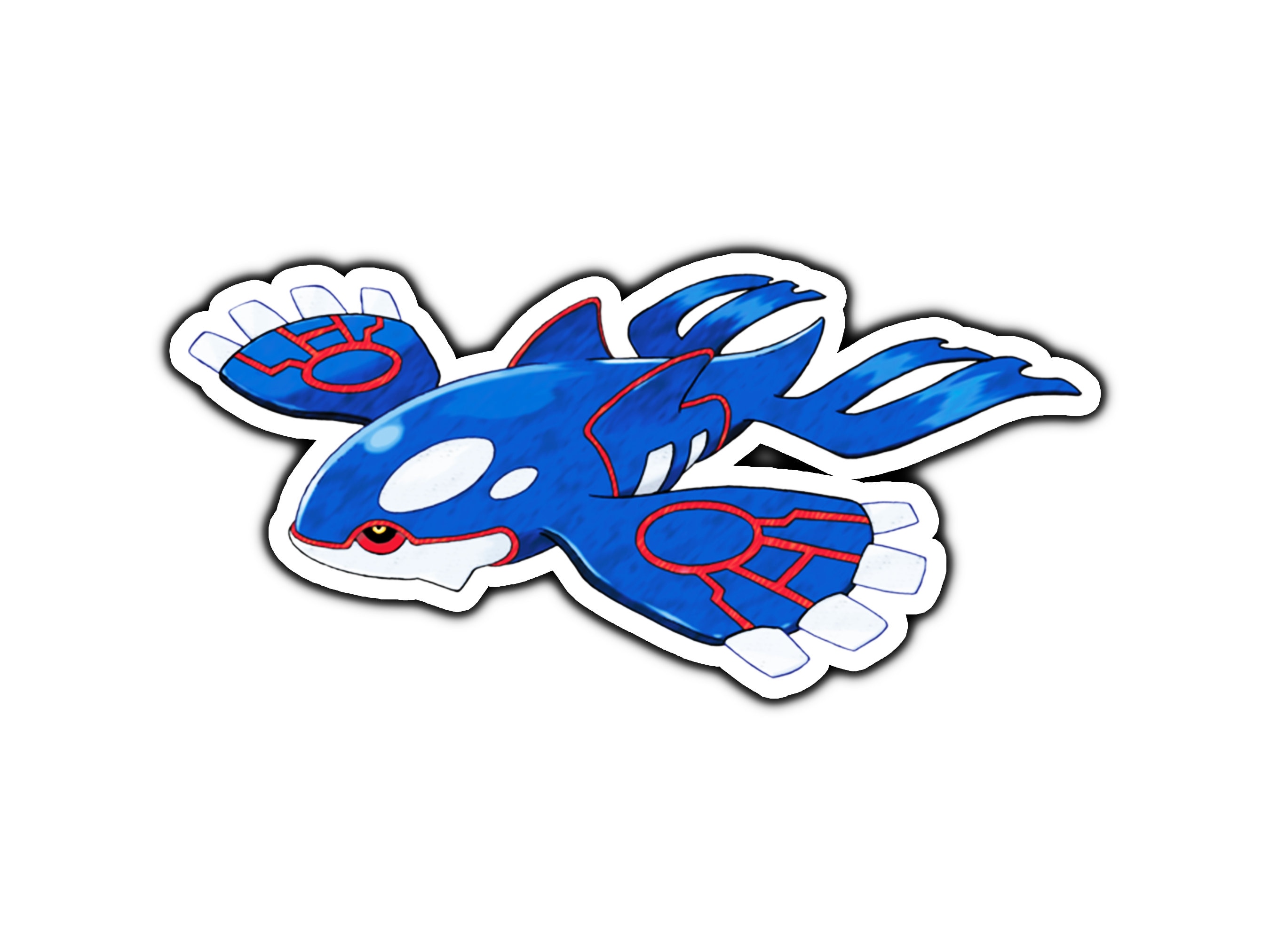 Adesivo de parede Pokemon Lendário Kyogre 2.00 x 1,00.