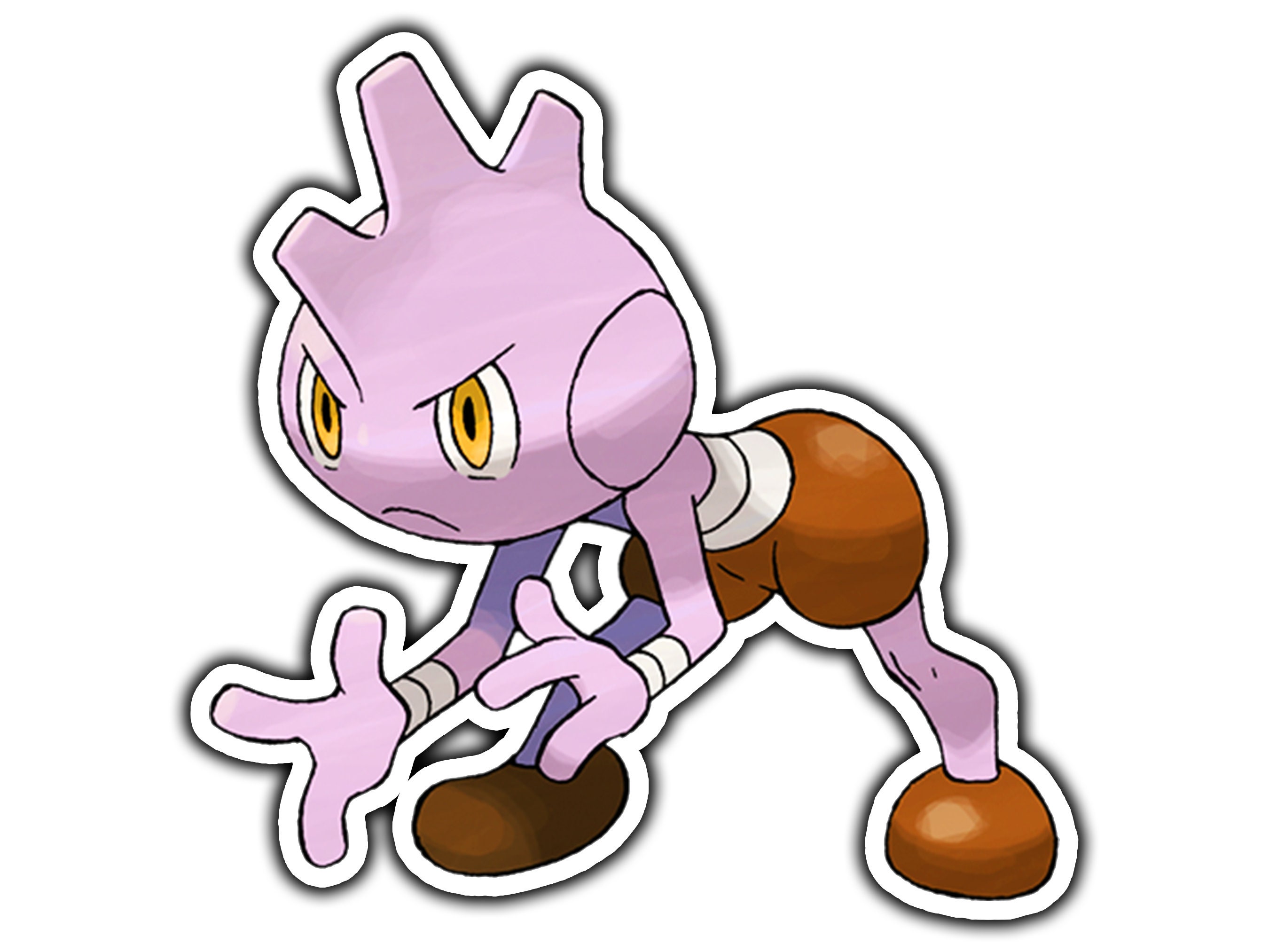 Hitmonlee Sticker Water Proof Weather Proof Vinyl Sticker 