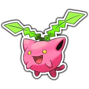 Hoppip Sticker |  Water Proof, Weather Proof, Vinyl Sticker Decal, Gifts For Him, Gifts For Her