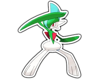 Gallade Sticker | Water Proof, Weather Proof, Vinyl Sticker Decal, Gifts For Him, Gifts For Her