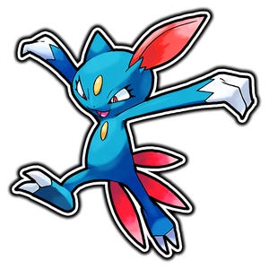 Sneasel Cute Anime Sticker | Waterproof Vinyl Decal for Laptop, Water Bottle, Car, Gamer Gift