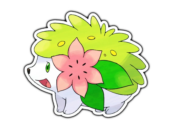 Shaymin Sky Form Sticker | Water Proof, Weather Proof, Vinyl Sticker Decal,  Gifts For Him, Gifts For Her