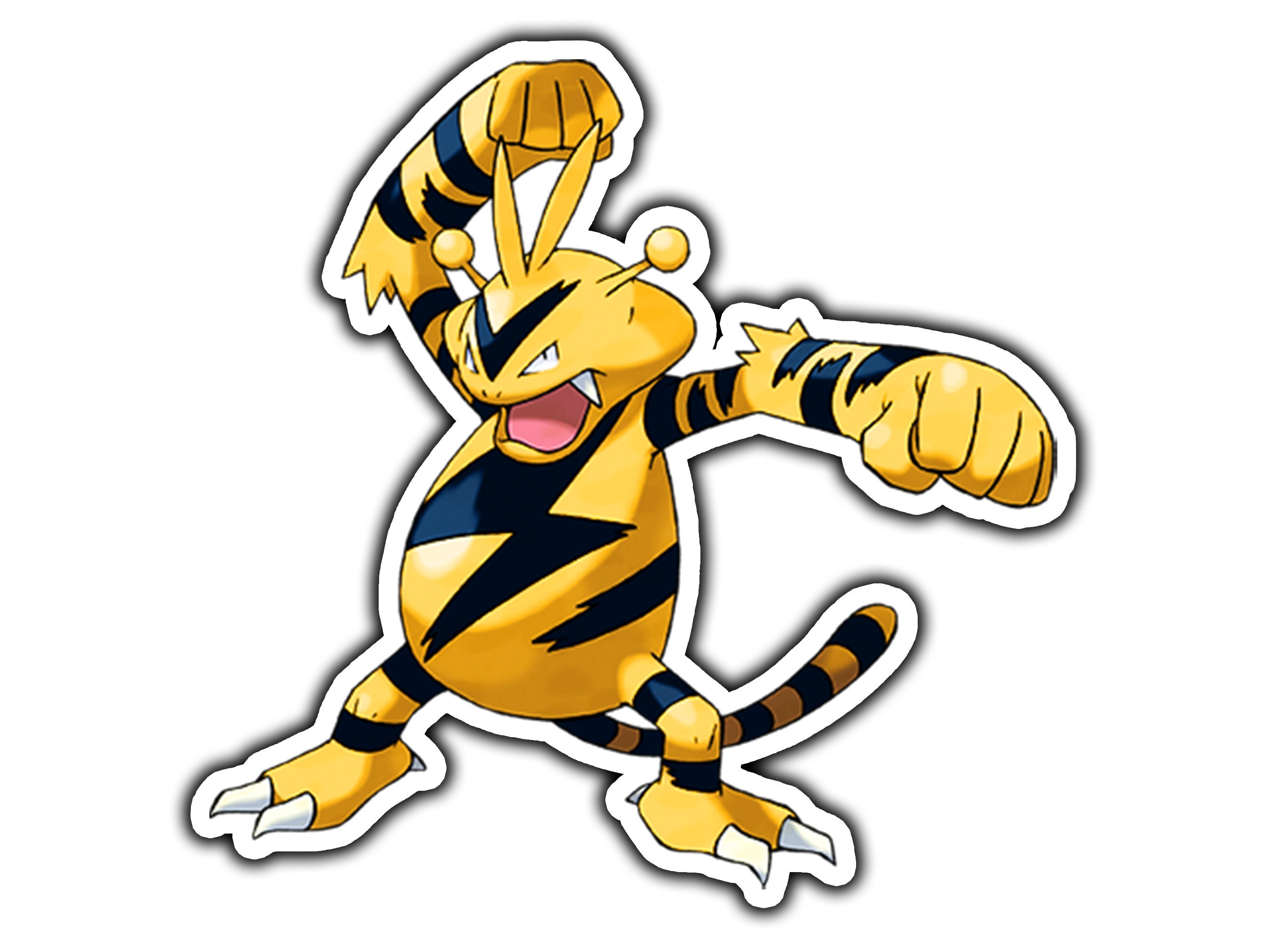 Pokémon Electabuzz 20/102 Base Set Card Unlimited (Portuguese) NM Nice!