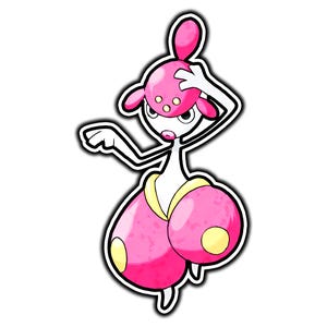 Medicham Cute Anime Sticker | Waterproof Vinyl Decal for Laptop, Water Bottle, Car, Gamer Gift