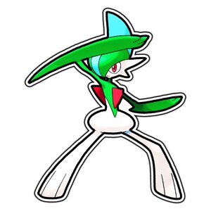 Gallade Cute Anime Sticker | Waterproof Vinyl Decal for Laptop, Water Bottle, Car, Gamer Gift