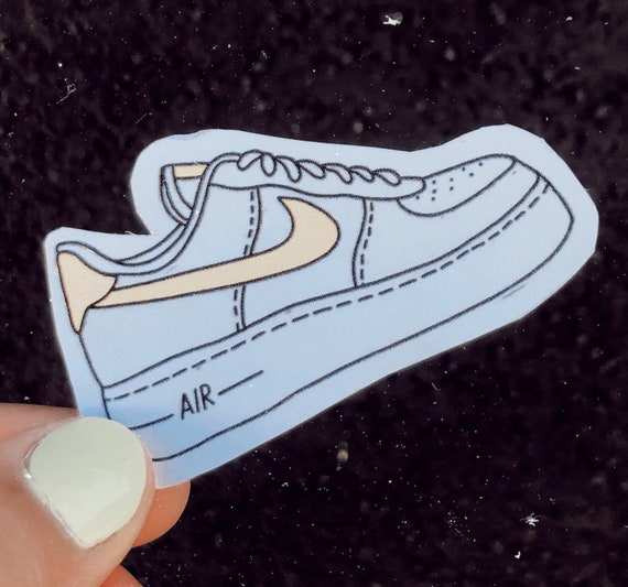 supreme air force 1 sticker