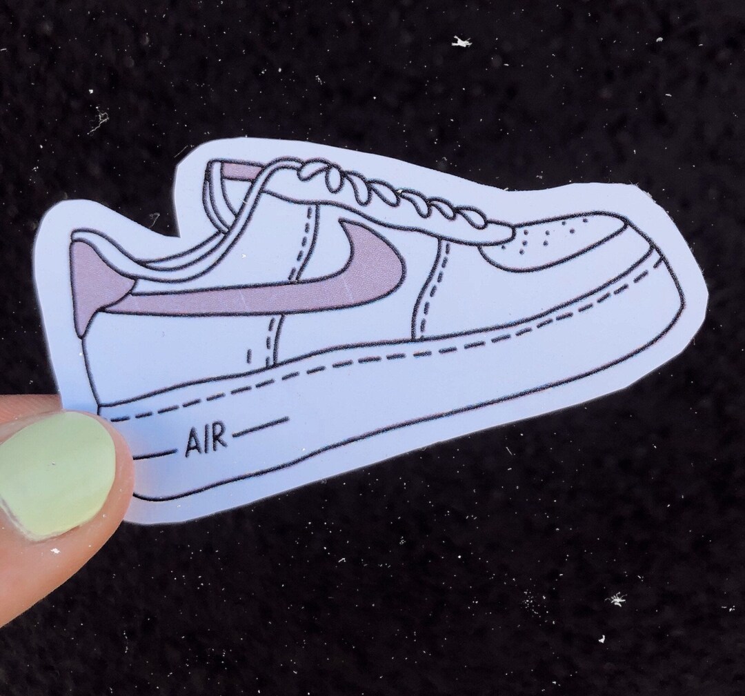 supreme air force 1 sticker