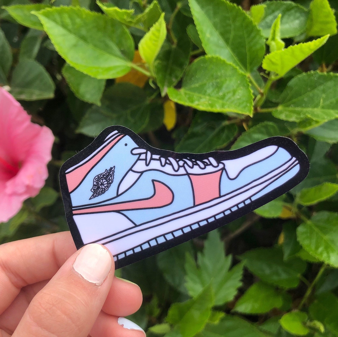 Air Jordan Shoe Sticker Etsy