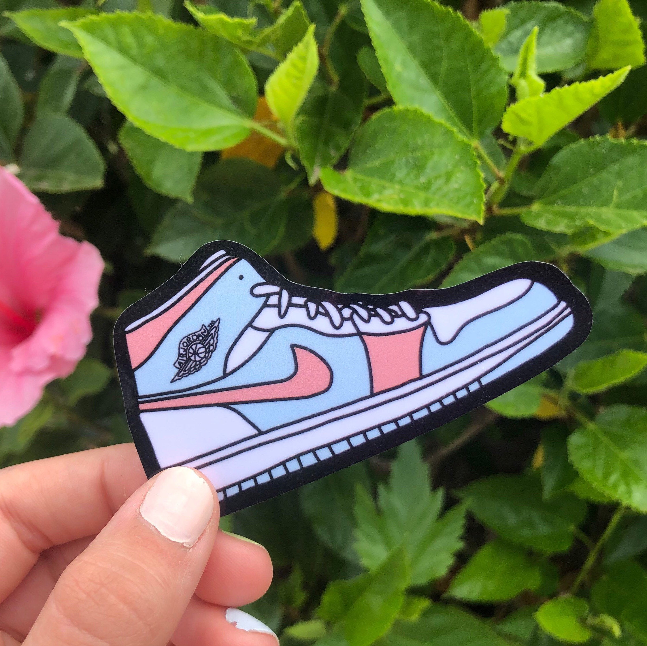 Air Jordan Shoe Sticker Etsy