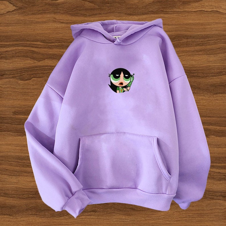 Powerpuff Girls Hoodie Aesthetic Cute Sweatshirt Pullover | Etsy