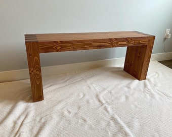 Wood Bench