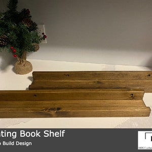 Easy Floating Bookshelf Plans - Digital Download