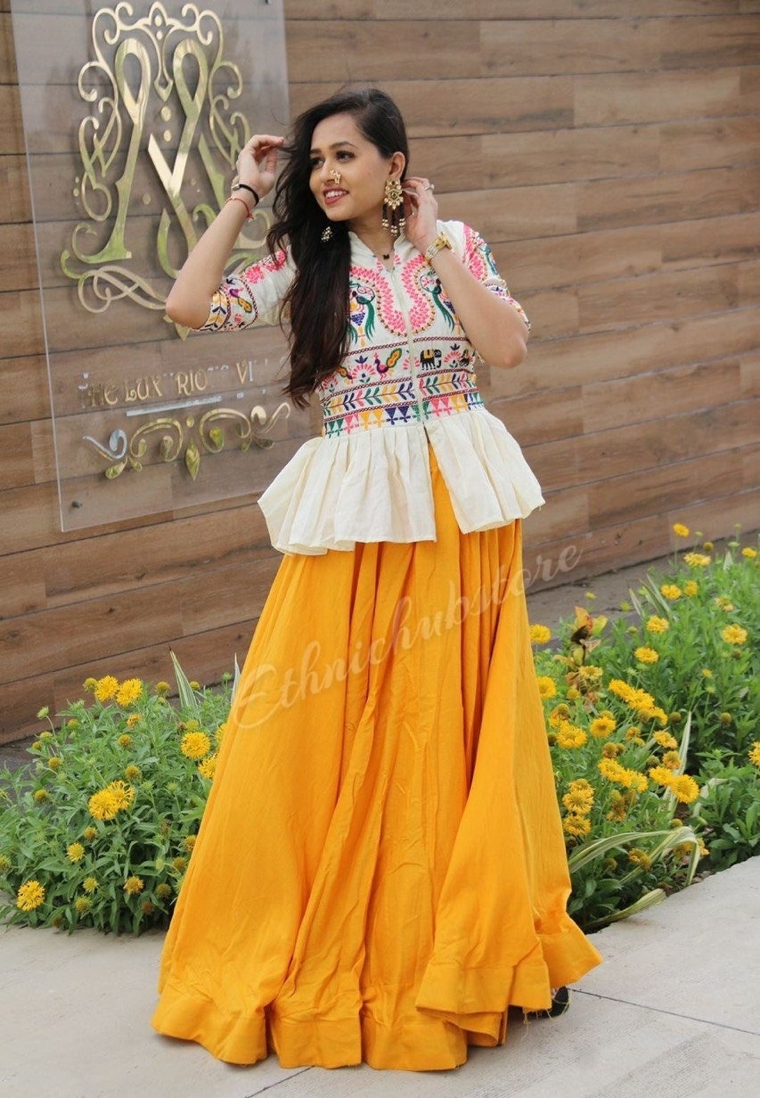 lehenga full top