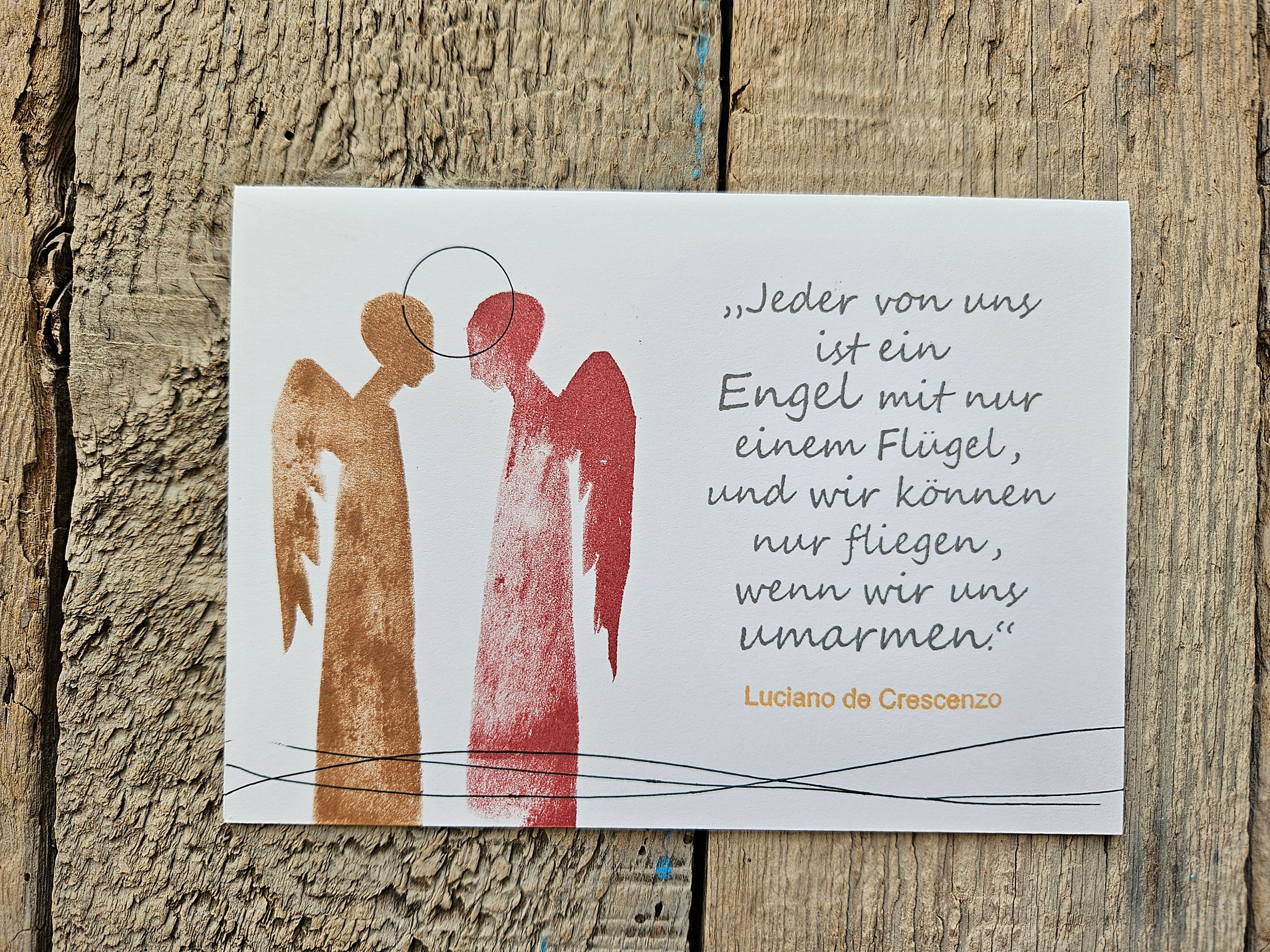 Produktbild von Cartolini Aufklappkarte Mit Spruch – Herz-Motiv, 17,5x12 Cm, Inkl. Briefumschlag