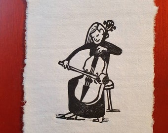 Kleine Cellistin