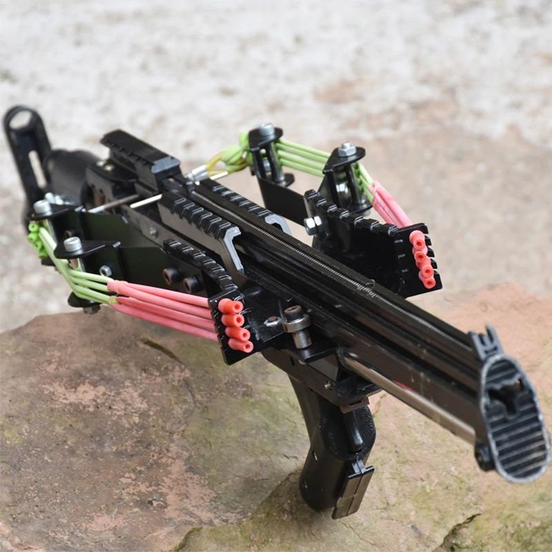 Wolf King Powerful Slingshot Rifle Metal Hunting Catapult Etsy