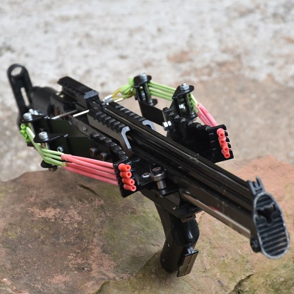 Wolf King Powerful Slingshot Rifle Metal Hunting Catapult Etsy