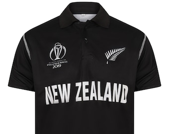 New Zealand Cricket Shirt | New Zealand Cricket Jersey | World Cup 2019 Edition | UK Seller