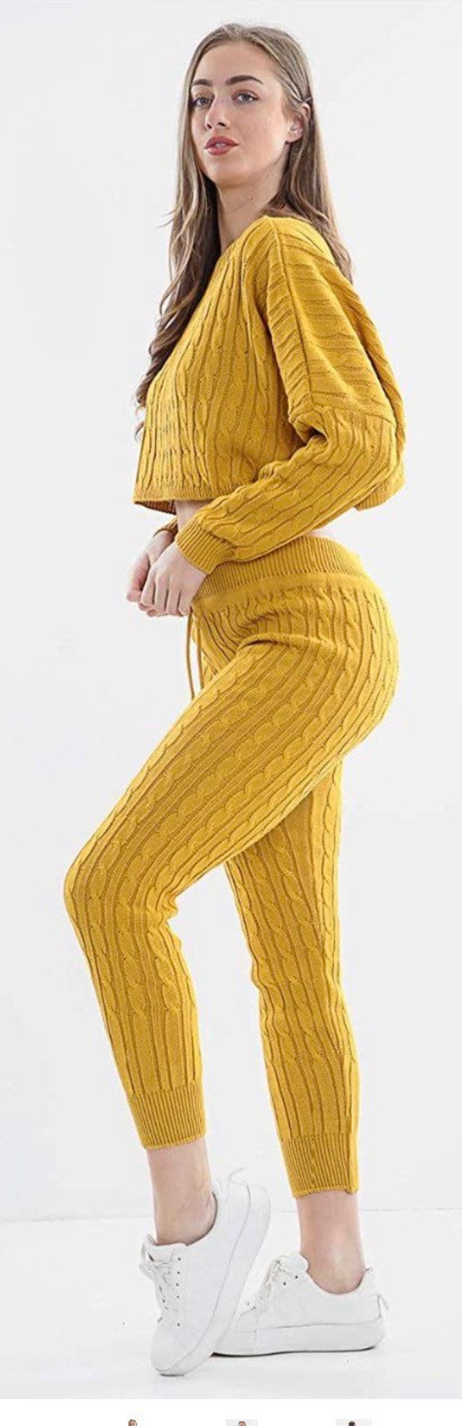 cable knitted loungewear