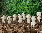Plant Friends Set Cute Terrarium Figurines Glow in the Dark Plant Accessory Plant and Terrarium Decoration
