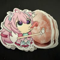 VSHOJO | Ironmouse Vtuber Fanart Vinyl Sticker | 3 Inches Fan-made ...
