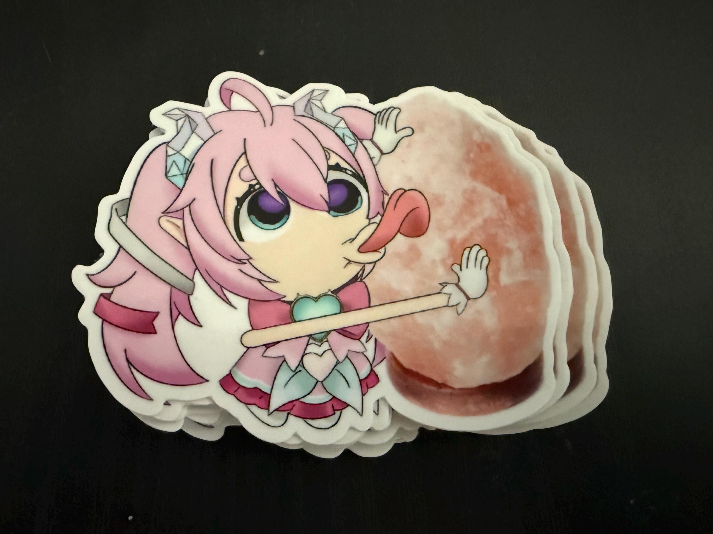 Chibidoki Salt Lamp Licking Sticker - Etsy