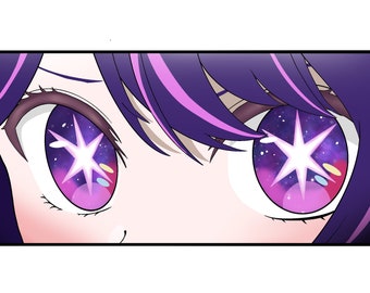 Oshi no ko Ai eyes bumper sticker 5x2