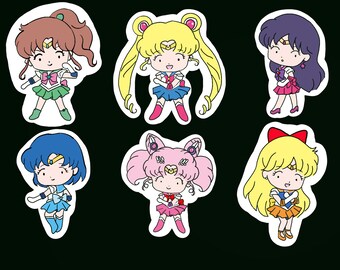 Sailor moon cute stickers