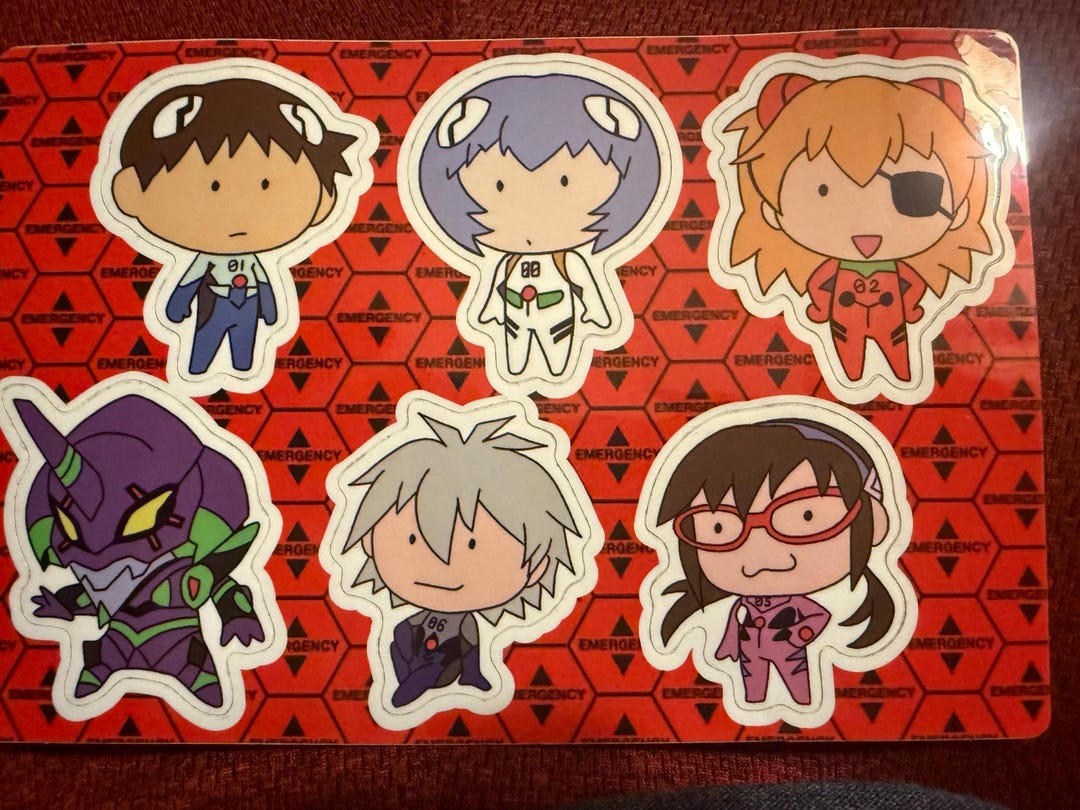 Everon Stickers Evangelion Stickers - Etsy
