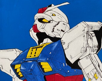 Gundam Rx-78-2 mini print 5” 7”