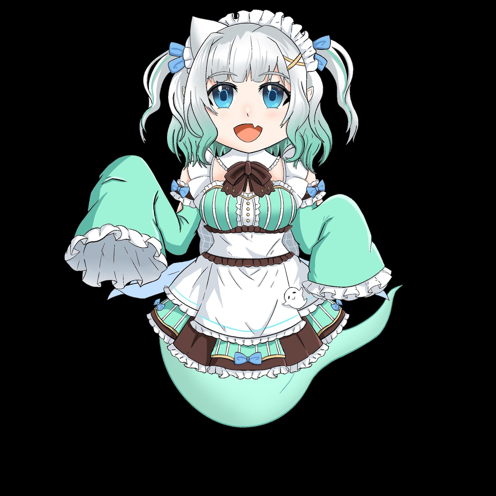 Indie Vtubers Chibidoki, Onigiri, Fillian, Neuro-sama, Nimi Stickers ...