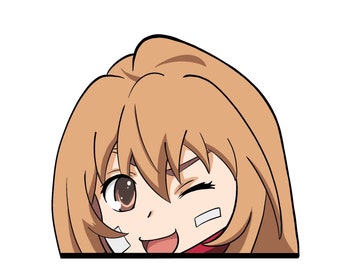 Taiga Aisaka Peek stickers Toradora stickers multiple variations