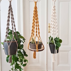 Modern and simple macrame Plant Holder for Big, Medium and Small plants