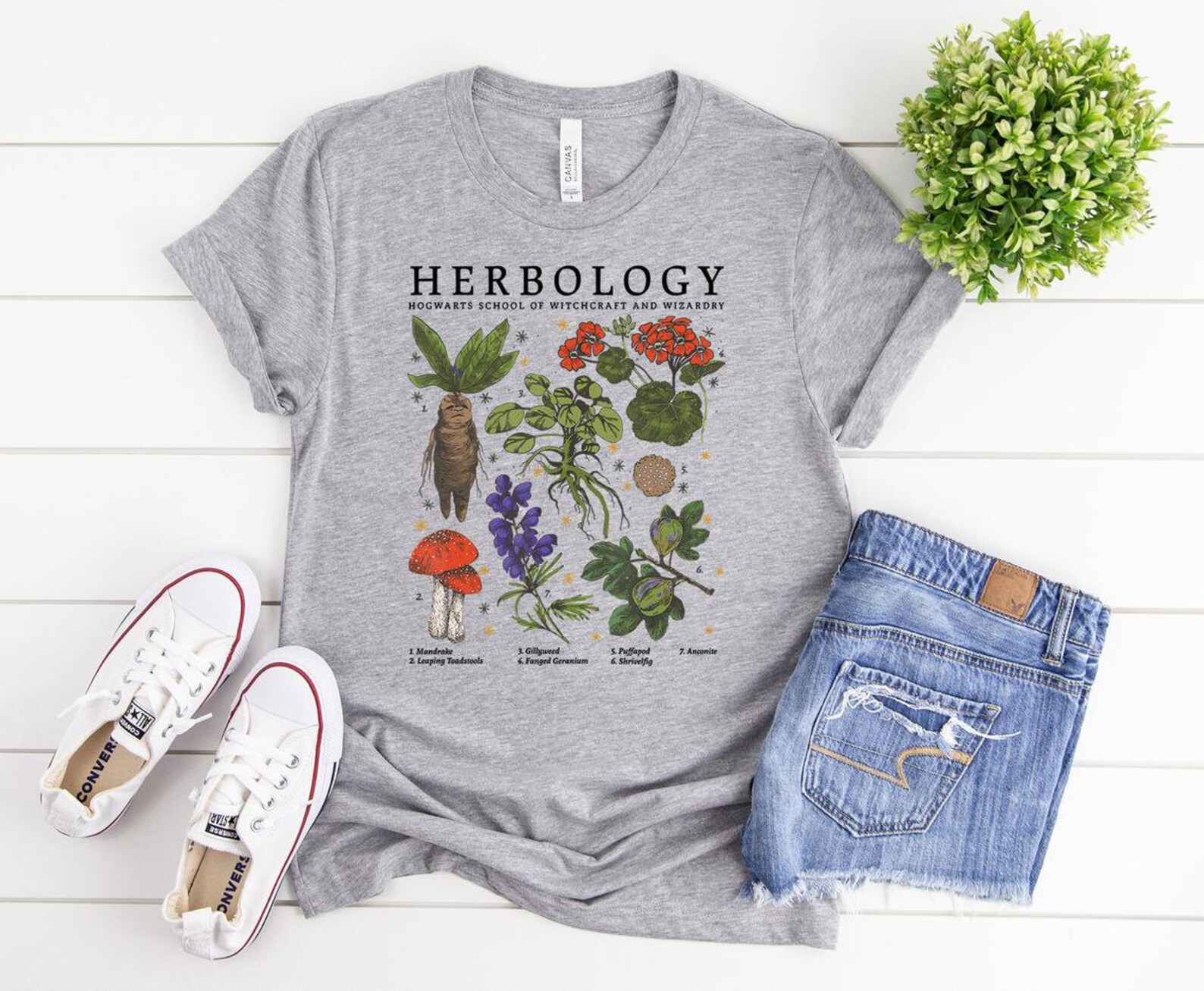Herbology Plants Unisex Tshirt Herbology Tshirt Etsy