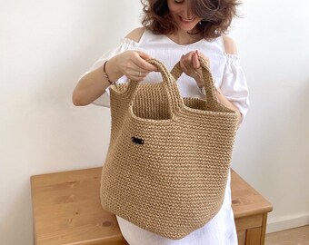 free jute crochet bag pattern