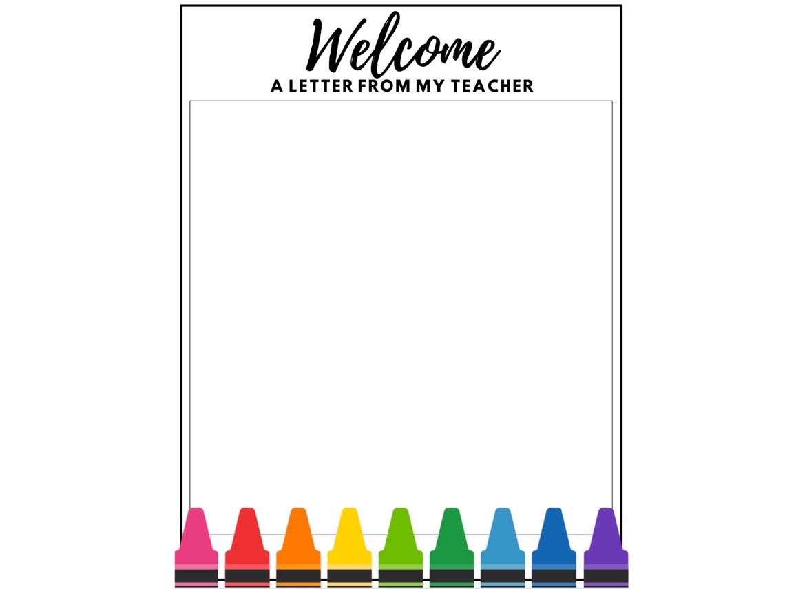 Editable Letter Template Back to School Google Slides Teacher Editable Letter Template Back to School Google Slides Teacher