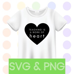 Lesgeven is hartverwarmend Bundel, leraar, opvoeder, Valentijnsdag, SVG en PNG, digitale download, T-shirt, sweater, draagtas