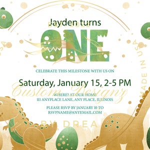 Boys Birthday Party Invitation, Personalized, Digital, All Ages, Printable