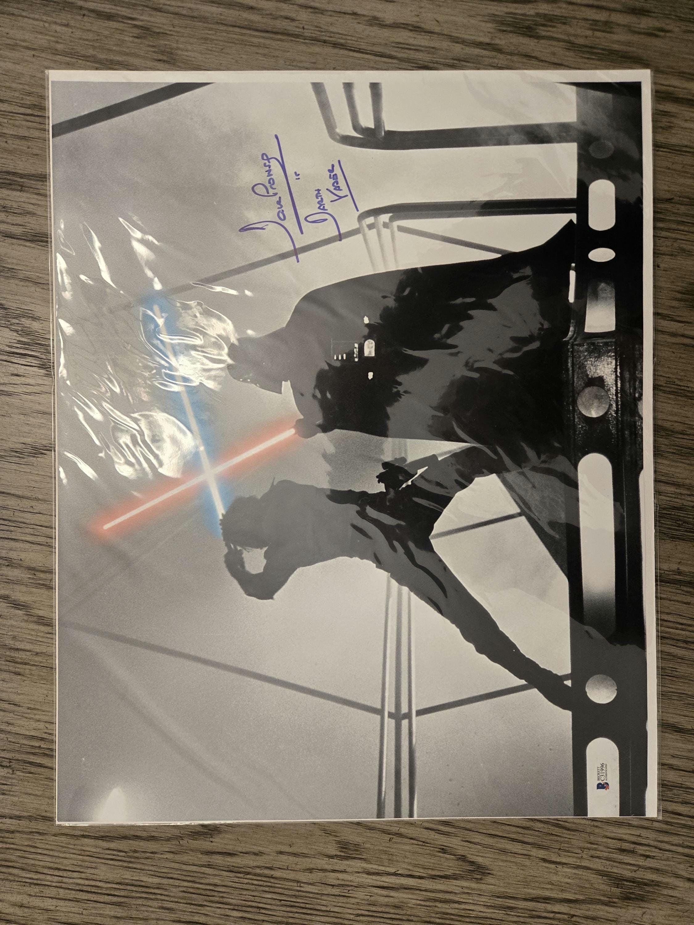 Darth Vader Autograph - Etsy