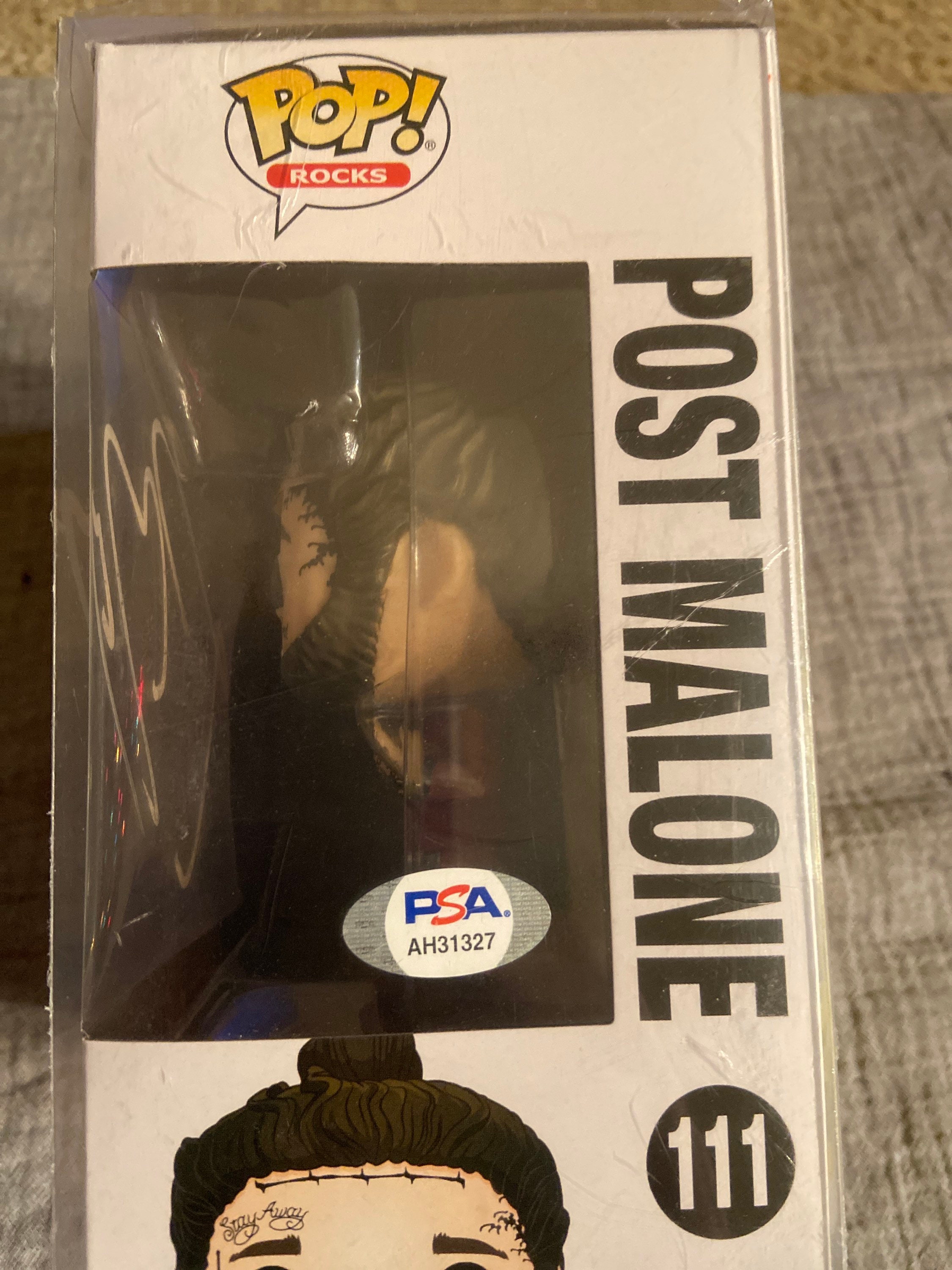 Post Malone Signed 111 Funko Pop With PSA Certification - Etsy