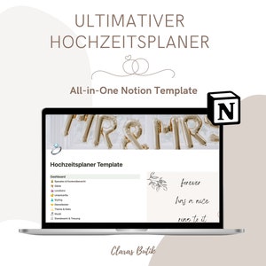 Ultimativer Hochzeitsplaner All-in-One - Notion Template