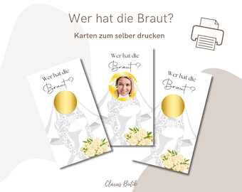 Wer hat die Braut? Spiel für JGA & Hochzeit