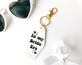 In my bride era motel keychain