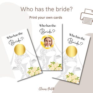 Qui a la mariée ? Jeu d'enterrement de vie de garçon et de mariage